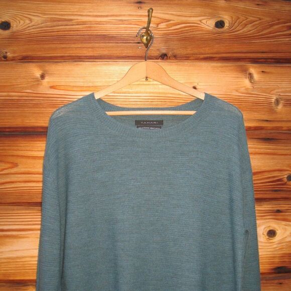 NWOT Extra Fine Merino Wool Textured Knit Pullover Sweater - Picture 3 of 7